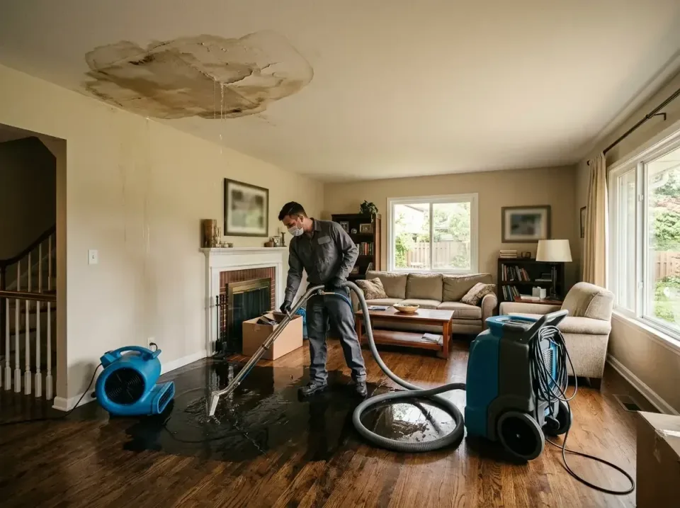 attic-pipe-burst-ceiling-drip-008 — frequently asked questions, Water Damage Restoration & Carpet Care in Brighton, MI